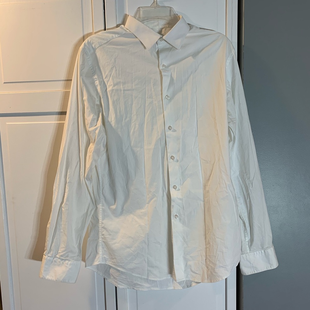 White button down